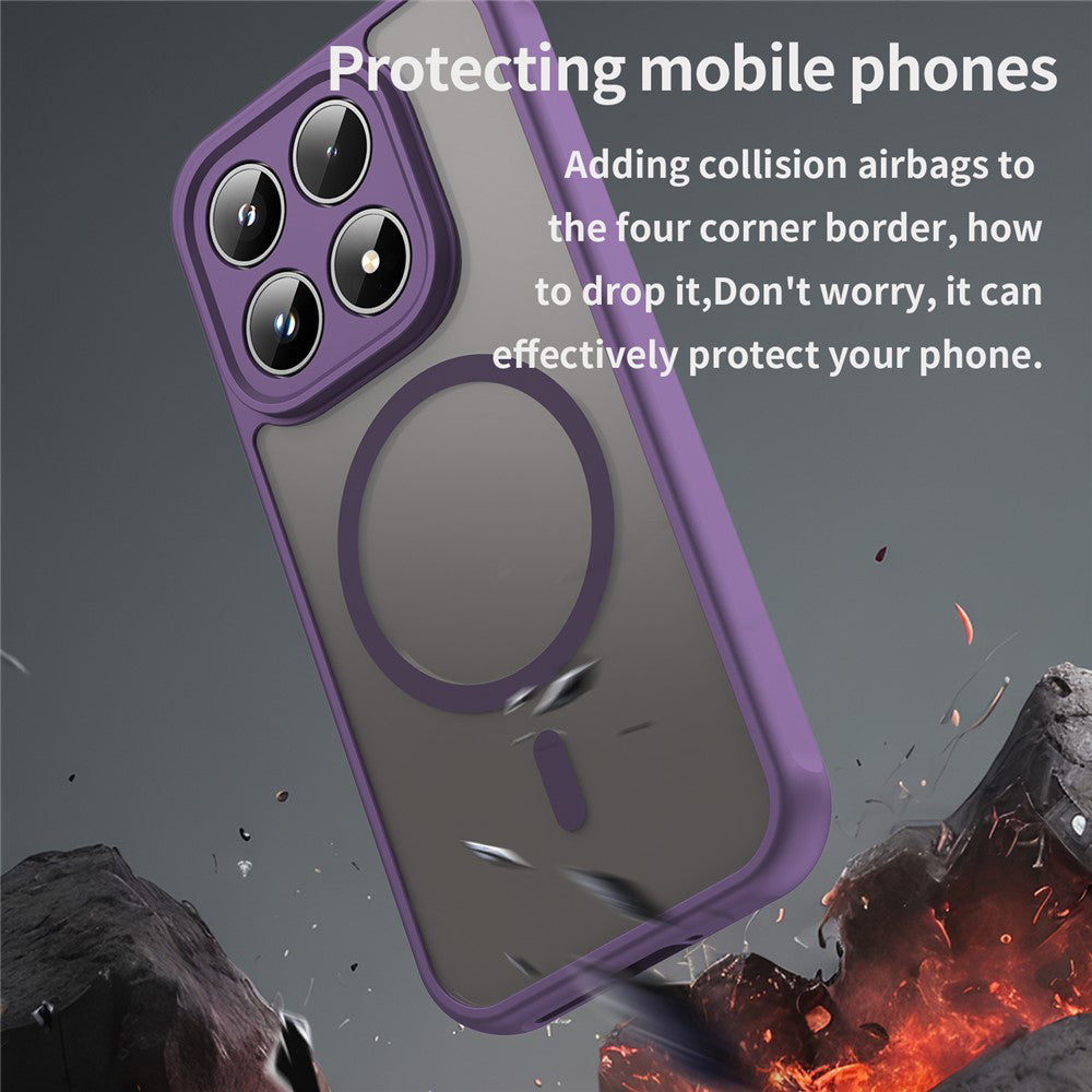 MagSafe Case for Xiaomi 17, Techsuit, HaloFrost II, Purple