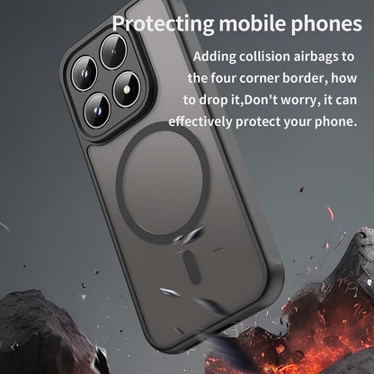 MagSafe Case for Xiaomi 17, Techsuit, HaloFrost II, Pink