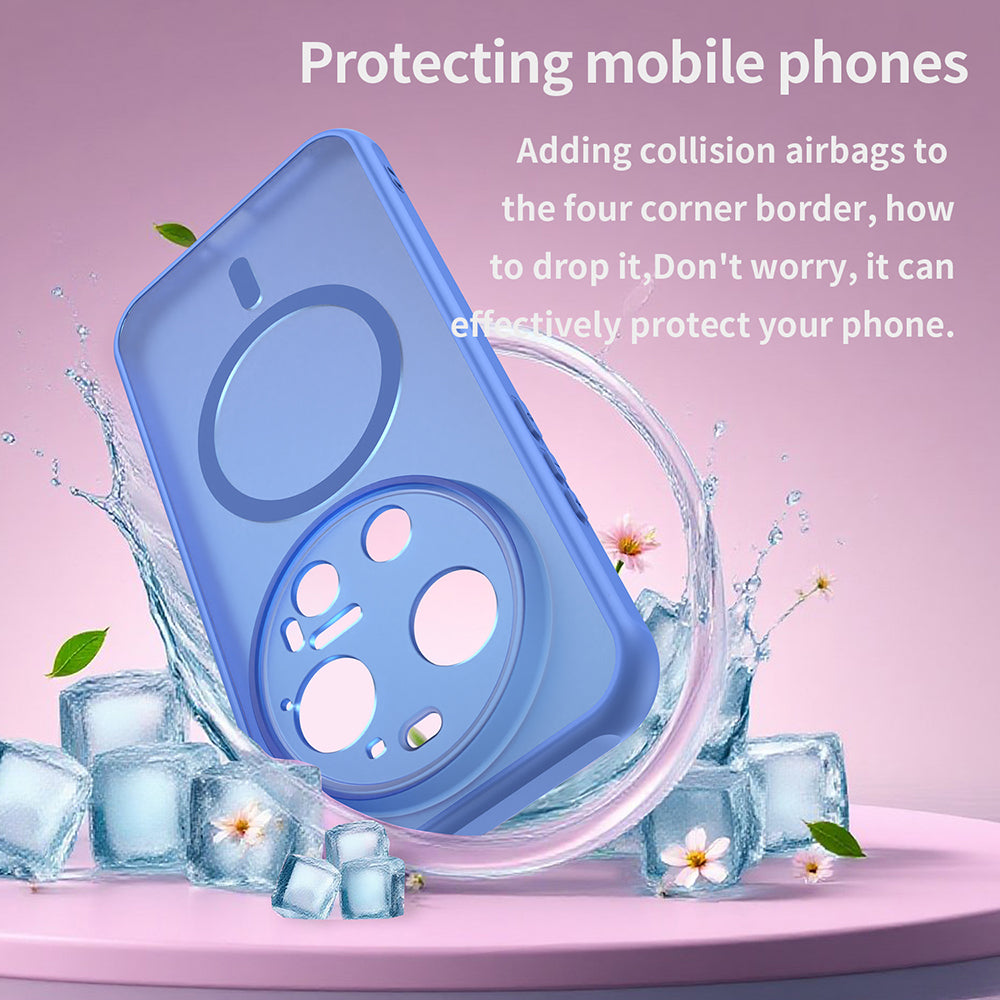 MagSafe Case for Xiaomi 17 Ultra, Techsuit, HaloFrost II, Blue