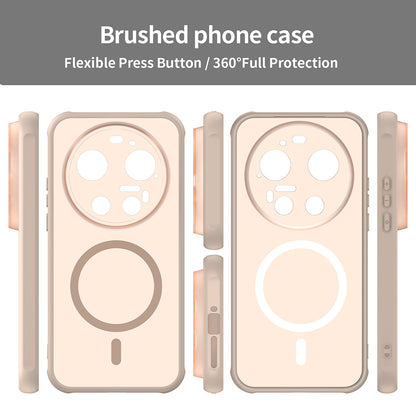 MagSafe Case for Xiaomi 17 Ultra, Techsuit, HaloFrost II, Gold