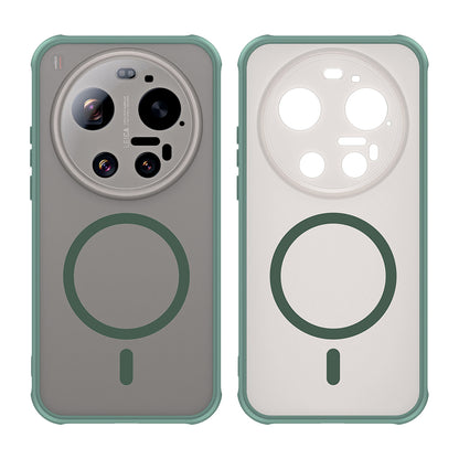 MagSafe Case for Xiaomi 17 Ultra, Techsuit, HaloFrost II, Green