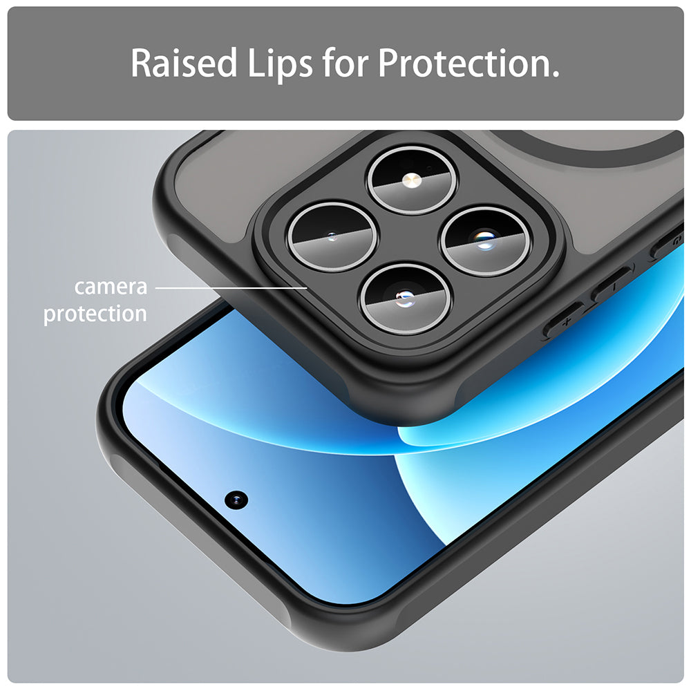 MagSafe Case for Xiaomi 17T Pro, Techsuit, HaloFrost II, Black