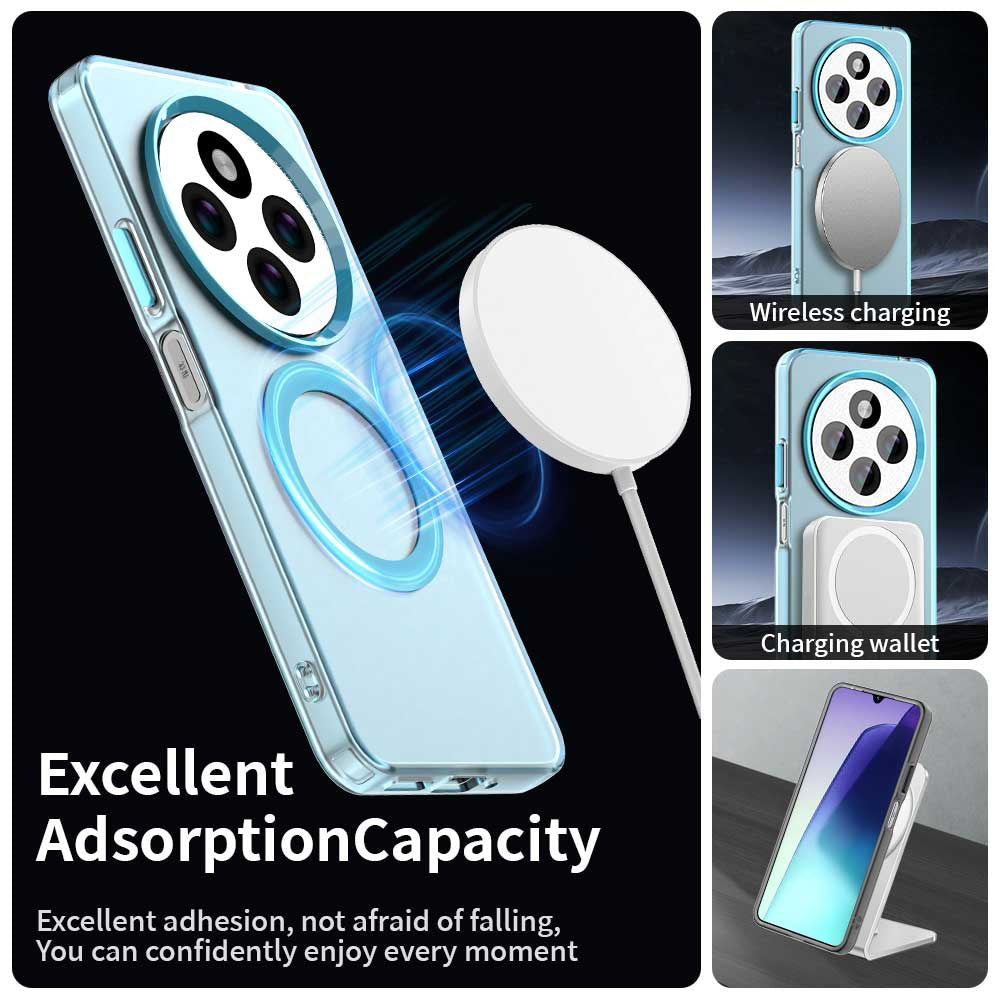MagSafe Case for Xiaomi Poco C75 / Redmi 14C, Techsuit, CandyCase, Blue