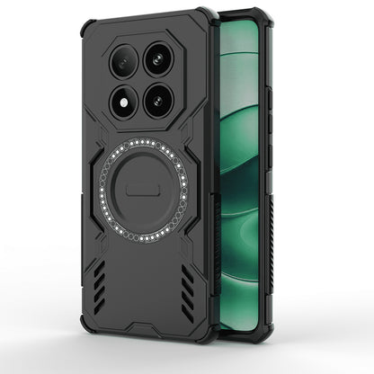 MagSafe Case for Xiaomi Poco X7 / Redmi Note 14 Pro 5G, Techsuit, ArmorMag, Black