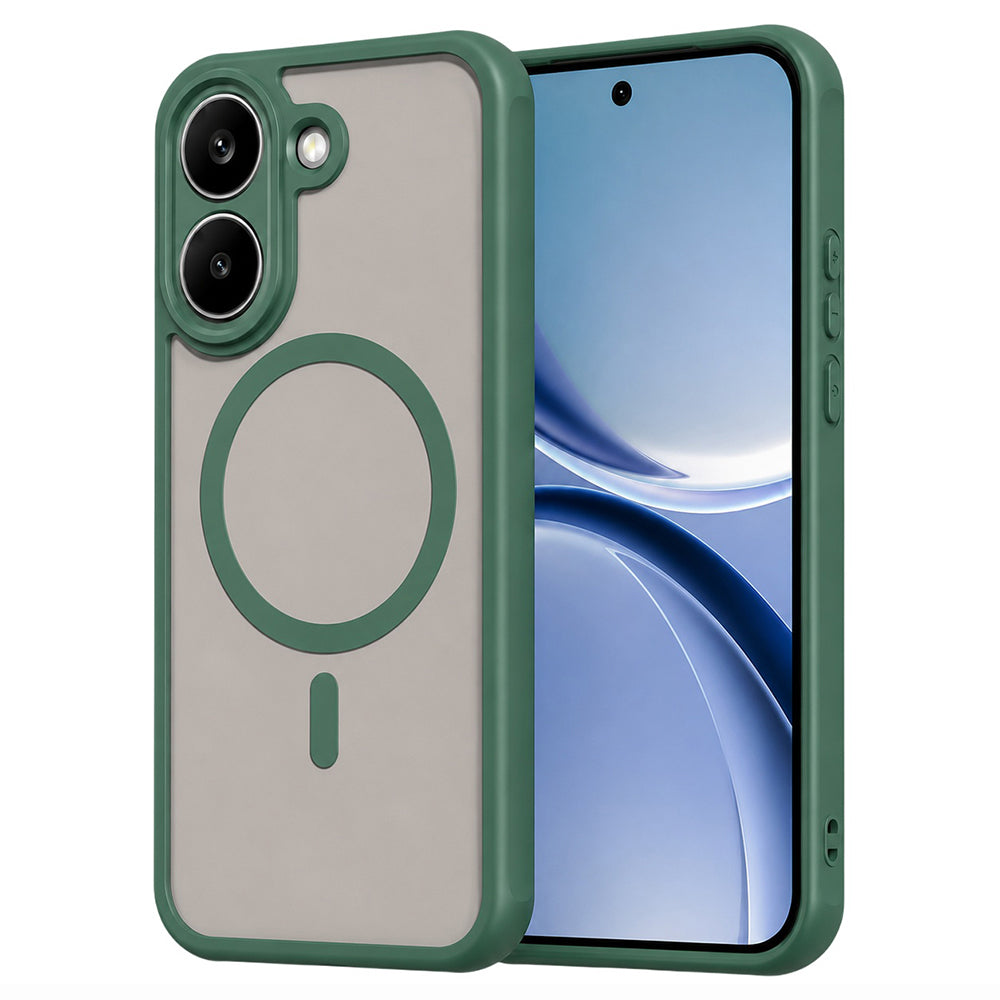 MagSafe Case for Xiaomi Poco X8 Pro, Techsuit, HaloFrost II, Green
