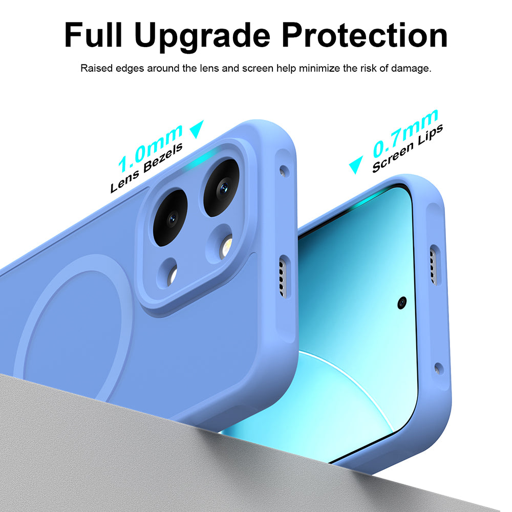 MagSafe Case for Xiaomi Redmi 17 5G / 17 4G, Techsuit, HaloFrost II, Blue