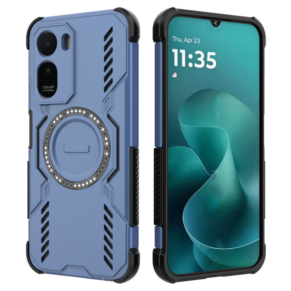 MagSafe Case for Xiaomi Redmi A7 Pro 4G, Techsuit, ArmorMag, Blue