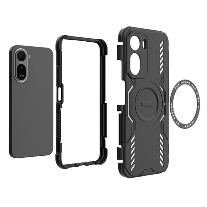MagSafe Case for Xiaomi Redmi A7 Pro 4G, Techsuit, ArmorMag, Black
