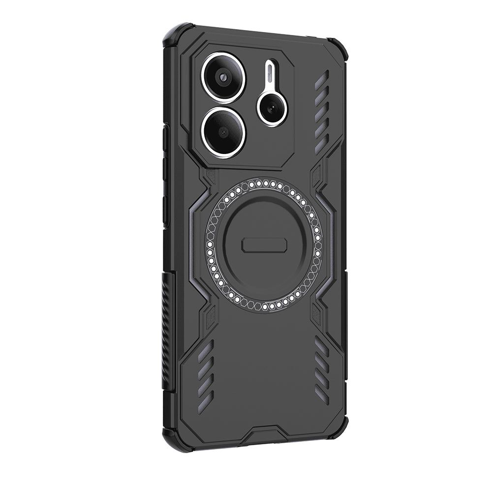 MagSafe Case for Xiaomi Redmi Note 14 5G, Techsuit, ArmorMag, Black