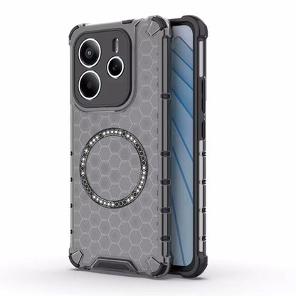 MagSafe Case for Xiaomi Redmi Note 14 5G, Techsuit, HoneyComb Shield, Black