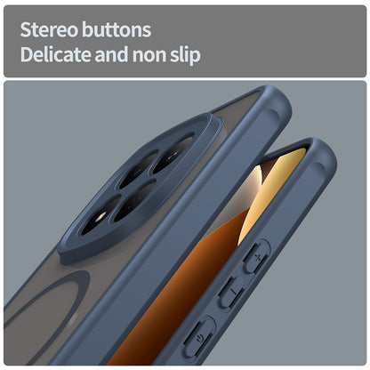 MagSafe Case for Xiaomi Redmi Note 15 Pro 4G, Techsuit, HaloFrost II, Navy Blue