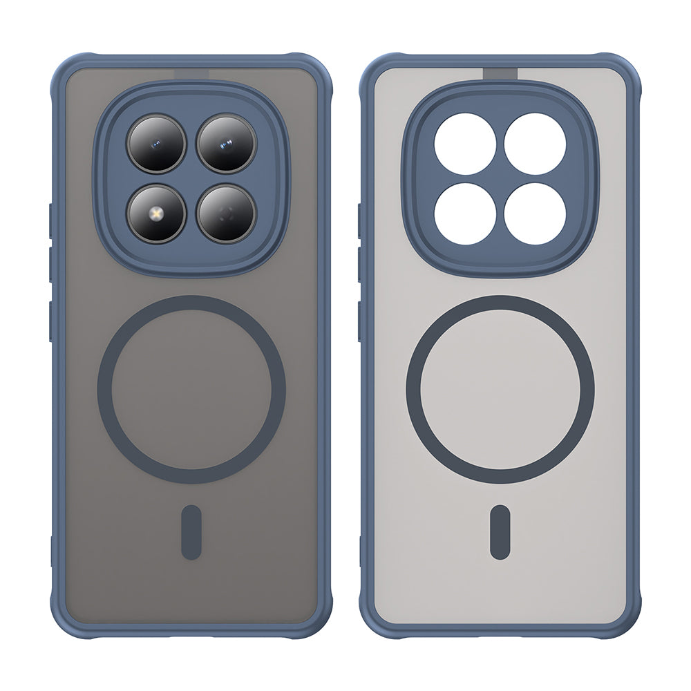 MagSafe Case for Xiaomi Redmi Note 15 Pro 4G, Techsuit, HaloFrost II, Navy Blue