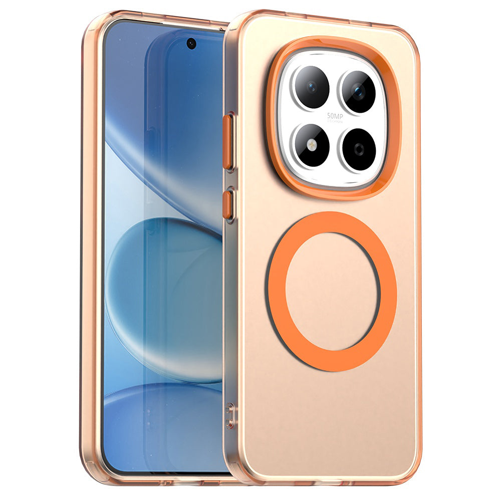 MagSafe Case for Xiaomi Redmi Note 15 Pro 5G, Techsuit, CandyCase, Orange