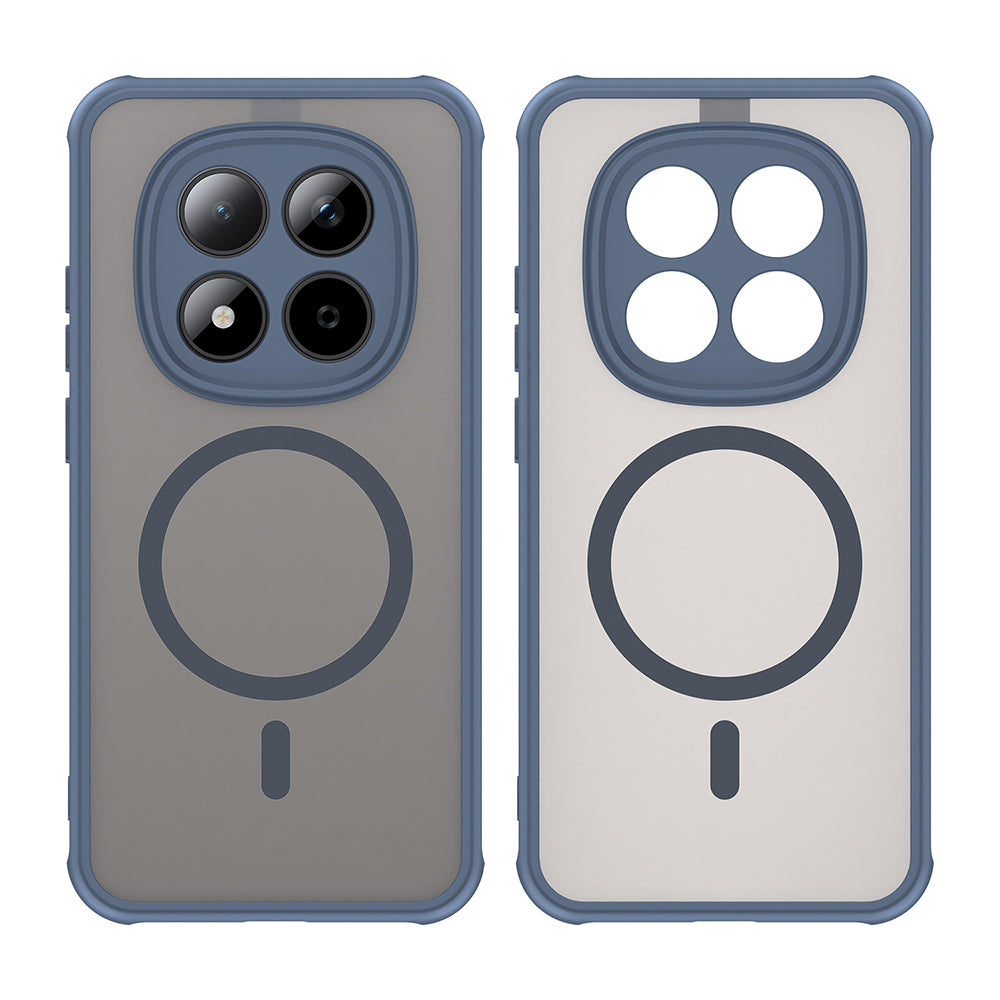 MagSafe Case for Xiaomi Redmi Note 15 Pro 5G, Techsuit, HaloFrost II, Navy Blue