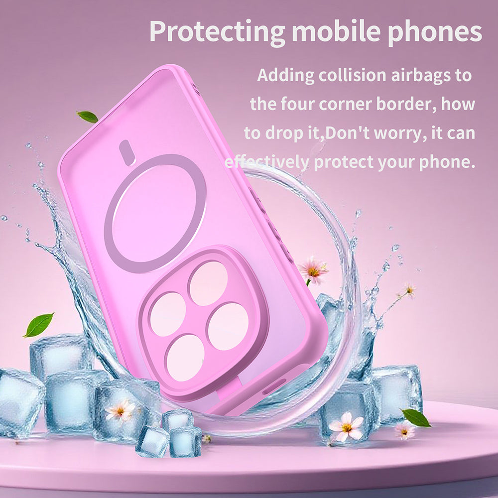 MagSafe Case for Xiaomi Redmi Note 15 Pro 5G, Techsuit, HaloFrost II, Pink