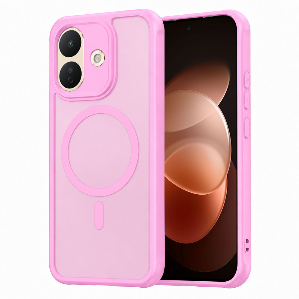 MagSafe Case for Xiaomi Redmi Note 17 Pro, Techsuit, HaloFrost II, Pink