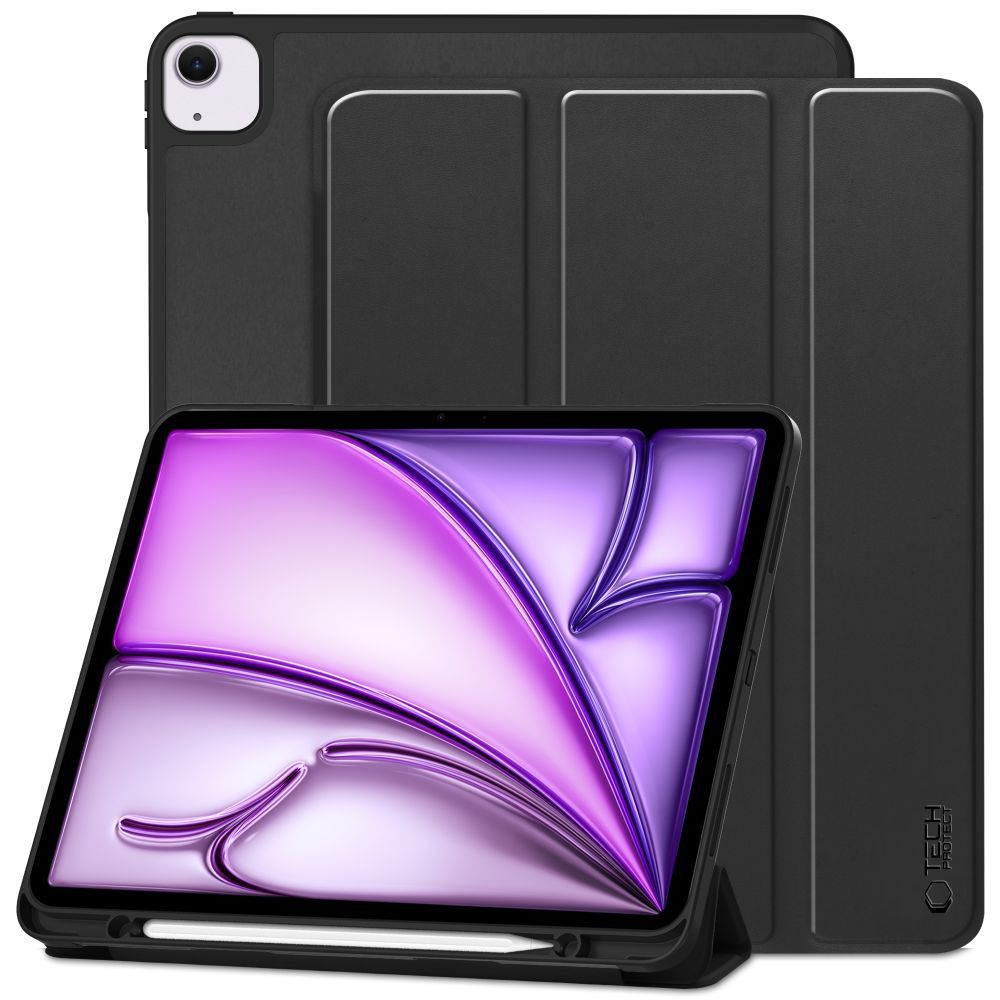 Case for Apple iPad Air 13 (2024), Tech-Protect, SC PEN, Black