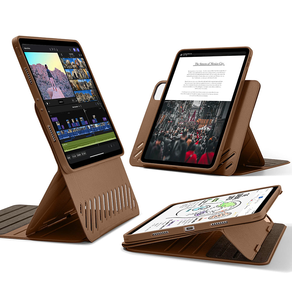 Case for Apple iPad Pro 11 (2024), ESR, Shift, Brown