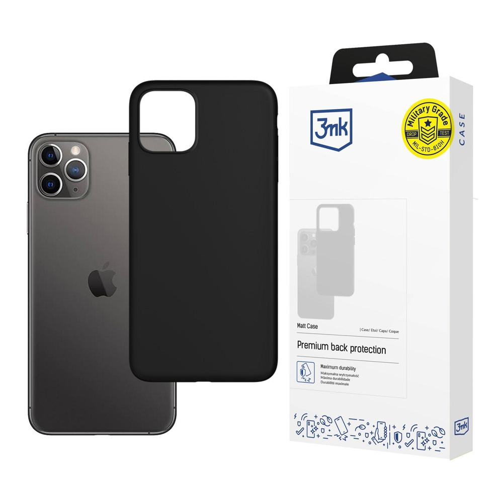 Case for Apple iPhone 11 Pro Max, 3MK, Matt, Black