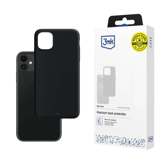 Case for Apple iPhone 11, 3MK, Matt, Black