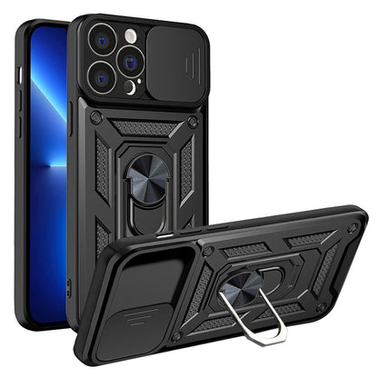 Case for Apple iPhone 13 Pro Max, Techsuit, CamShield, Black