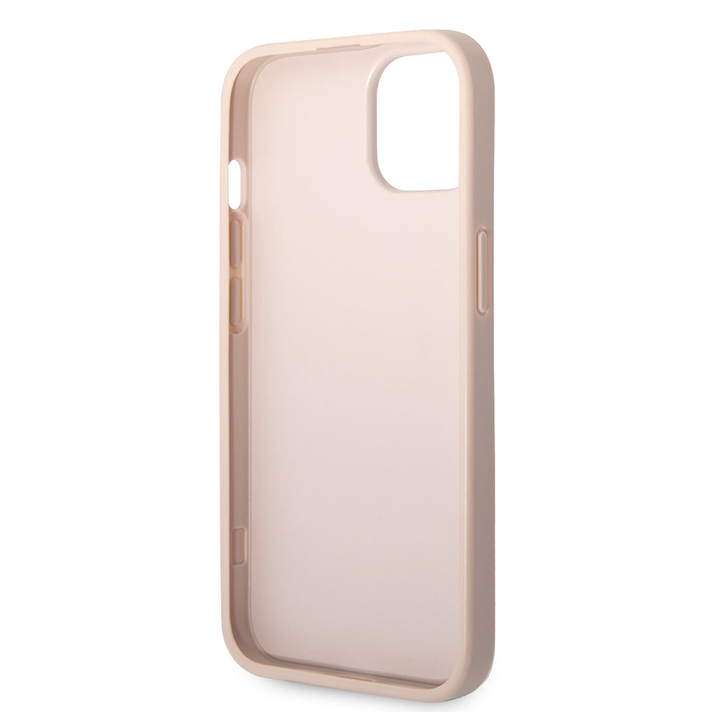 Case for Apple iPhone 14, Guess, 4G Metal Logo, Pink