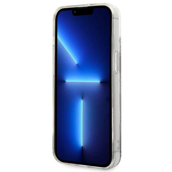 Case for Apple iPhone 14 Plus, Karl Lagerfeld, Liquid Glitter Monogram, Black