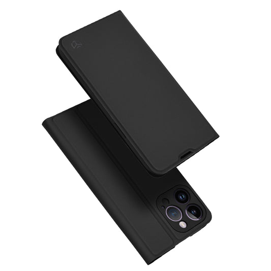 Case for Apple iPhone 14 Pro Max, Techsuit, Magskin Book, Black