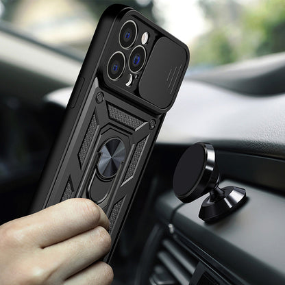 Case for Apple iPhone 14 Pro, Techsuit, CamShield, Black