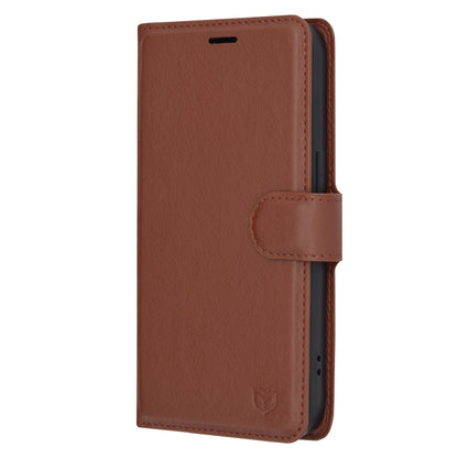 Case for Apple iPhone 14 Pro, Techsuit, Leather Folio, Brown