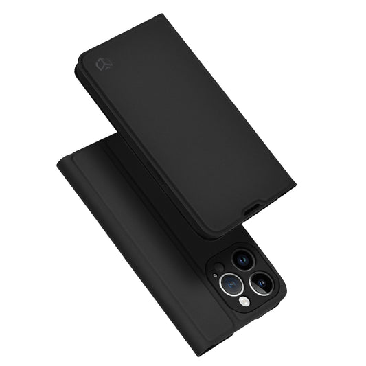 Case for Apple iPhone 14 Pro, Techsuit, Magskin Book, Black