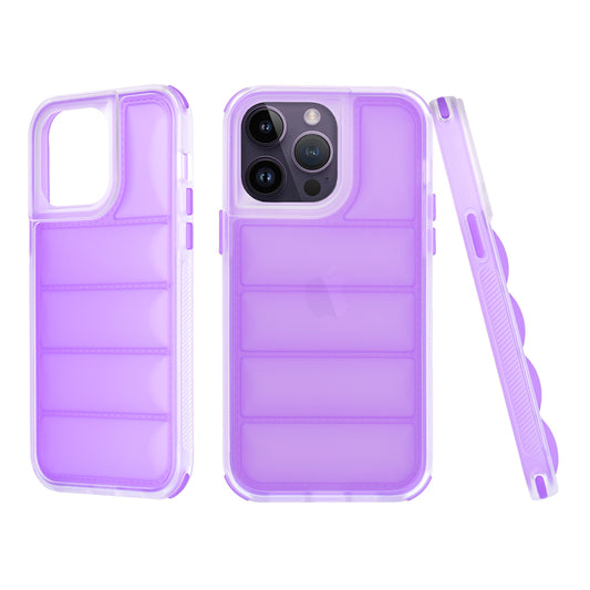 Case for Apple iPhone 14 Pro, Techsuit, Wave Shield, Purple