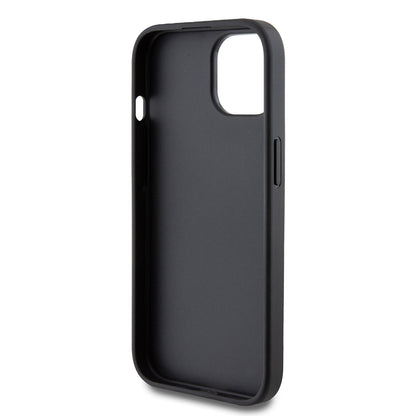 Case for Apple iPhone 15, Guess, 4G Metal Gold Logo, Grey