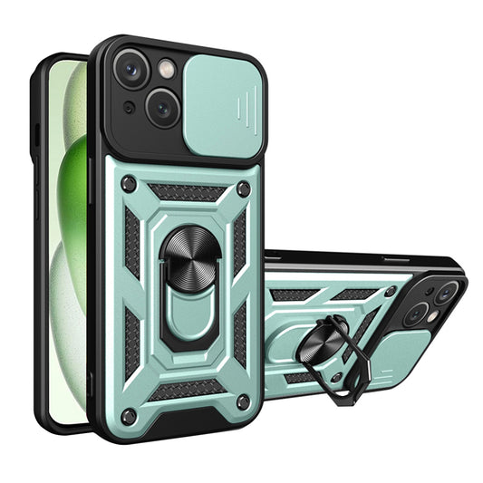 Case for Apple iPhone 15 Plus, Techsuit, CamShield, Green