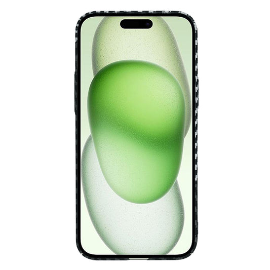 Case for Apple iPhone 15 Plus, Techsuit, Carbonite FiberShell, Black Gray