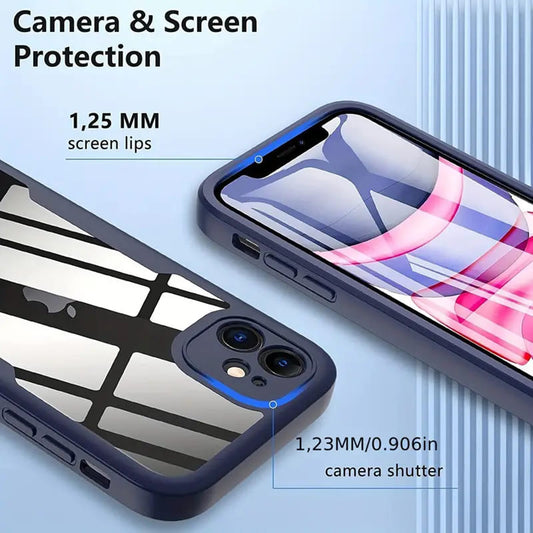 Case for Apple iPhone 15 Plus, Techsuit, ColorVerse 360, Blue