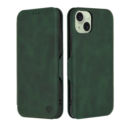 Case for Apple iPhone 15 Plus, Techsuit, Safe Wallet Plus, Green