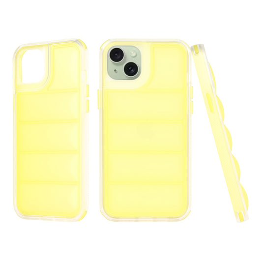 Case for Apple iPhone 15 Plus, Techsuit, Wave Shield, Yellow