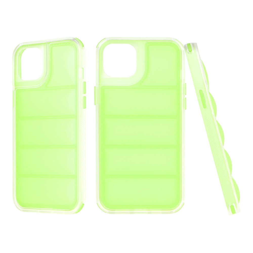 Case for Apple iPhone 15 Plus, Techsuit, Wave Shield, Green