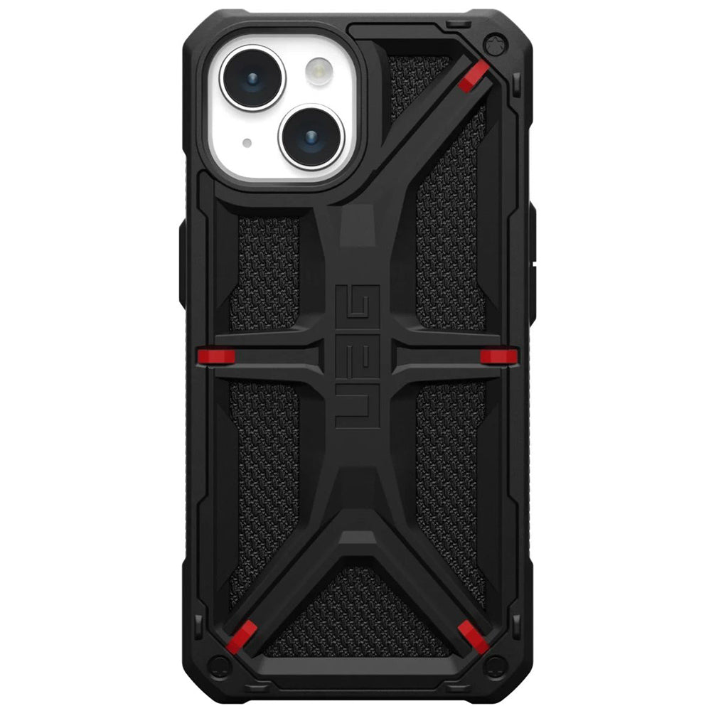 Case for Apple iPhone 15 Plus, Urban Armor Gear, Monarch Kevlar, Black