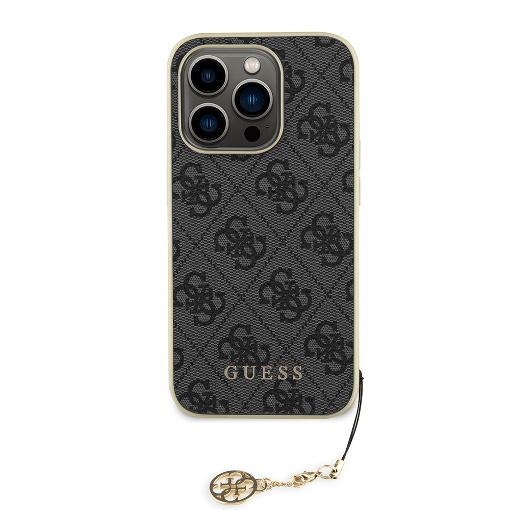 Case for Apple iPhone 15 Pro, Guess, 4G Charm, Grey