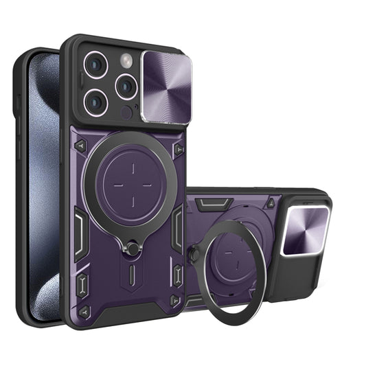 Case for Apple iPhone 15 Pro Max, Techsuit, CamGuard Pro, Purple
