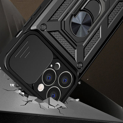 Case for Apple iPhone 15 Pro Max, Techsuit, CamShield, Black