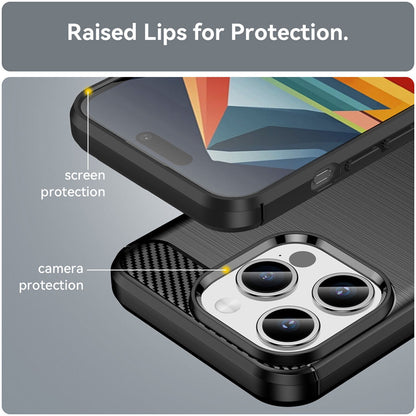 Case for Apple iPhone 15 Pro Max, Techsuit, Carbon, Black