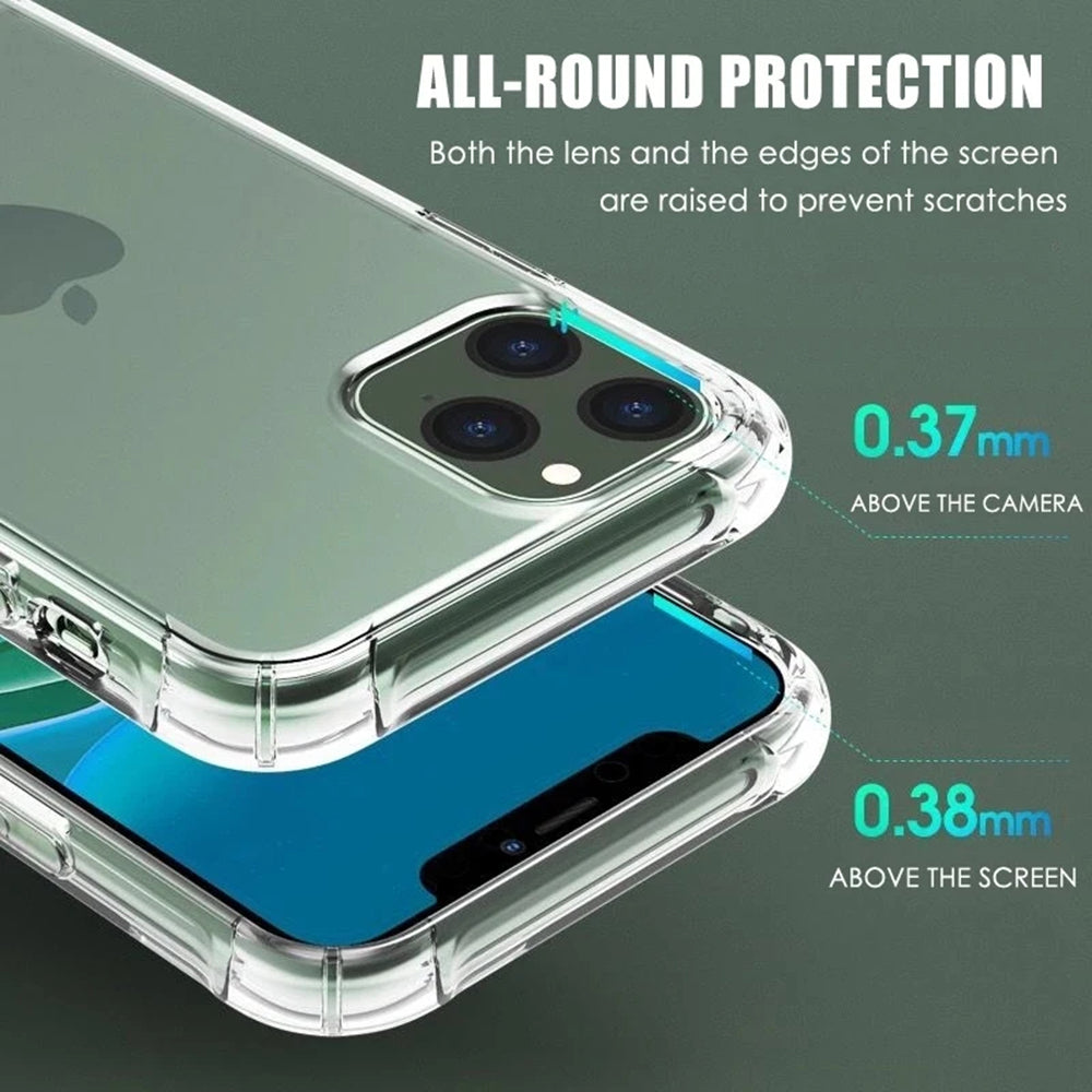 Case for Apple iPhone 15 Pro, Techsuit, Shockproof Clear, Transparent