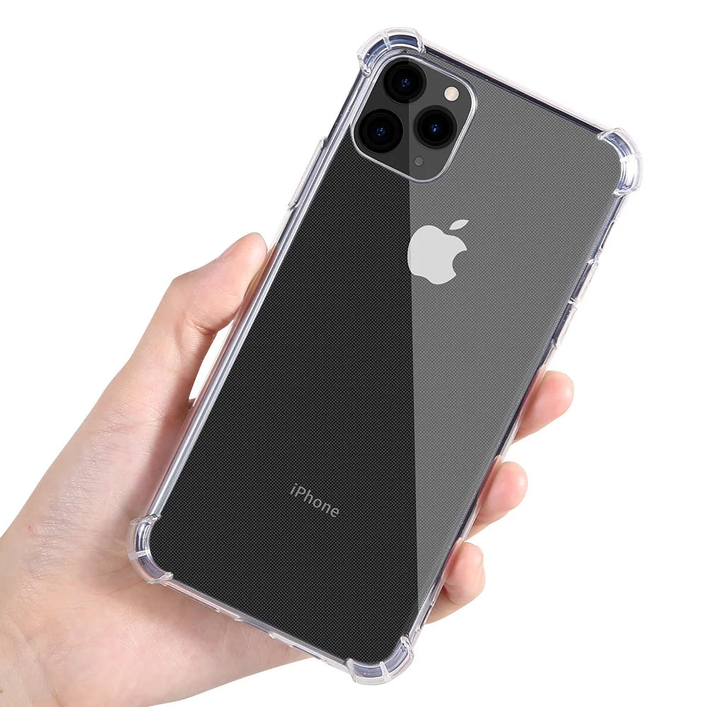 Case for Apple iPhone 15 Pro, Techsuit, Shockproof Clear, Transparent