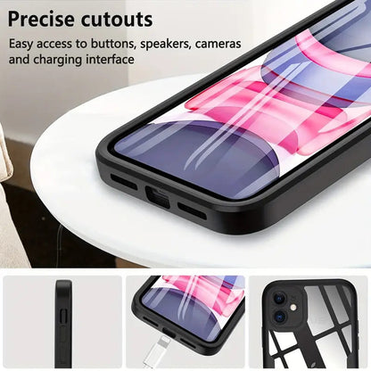 Case for Apple iPhone 15, Techsuit, ColorVerse 360, Black