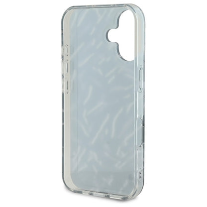 Case for Apple iPhone 16, Karl Lagerfeld, Zebra with Cord Strap, Purple