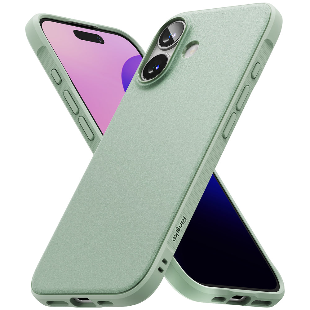 Case for Apple iPhone 16 Plus, Ringke, Onyx, Light Green