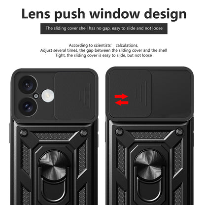Case for Apple iPhone 16 Plus, Techsuit, CamShield, Black